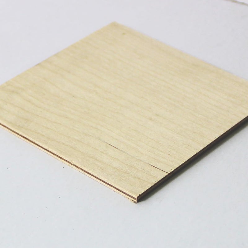 MakerStock 1/8" / 3mm Baltic Birch Plywood Panels for Laser Cutting and Engraving (12" x 20") - Image 1
